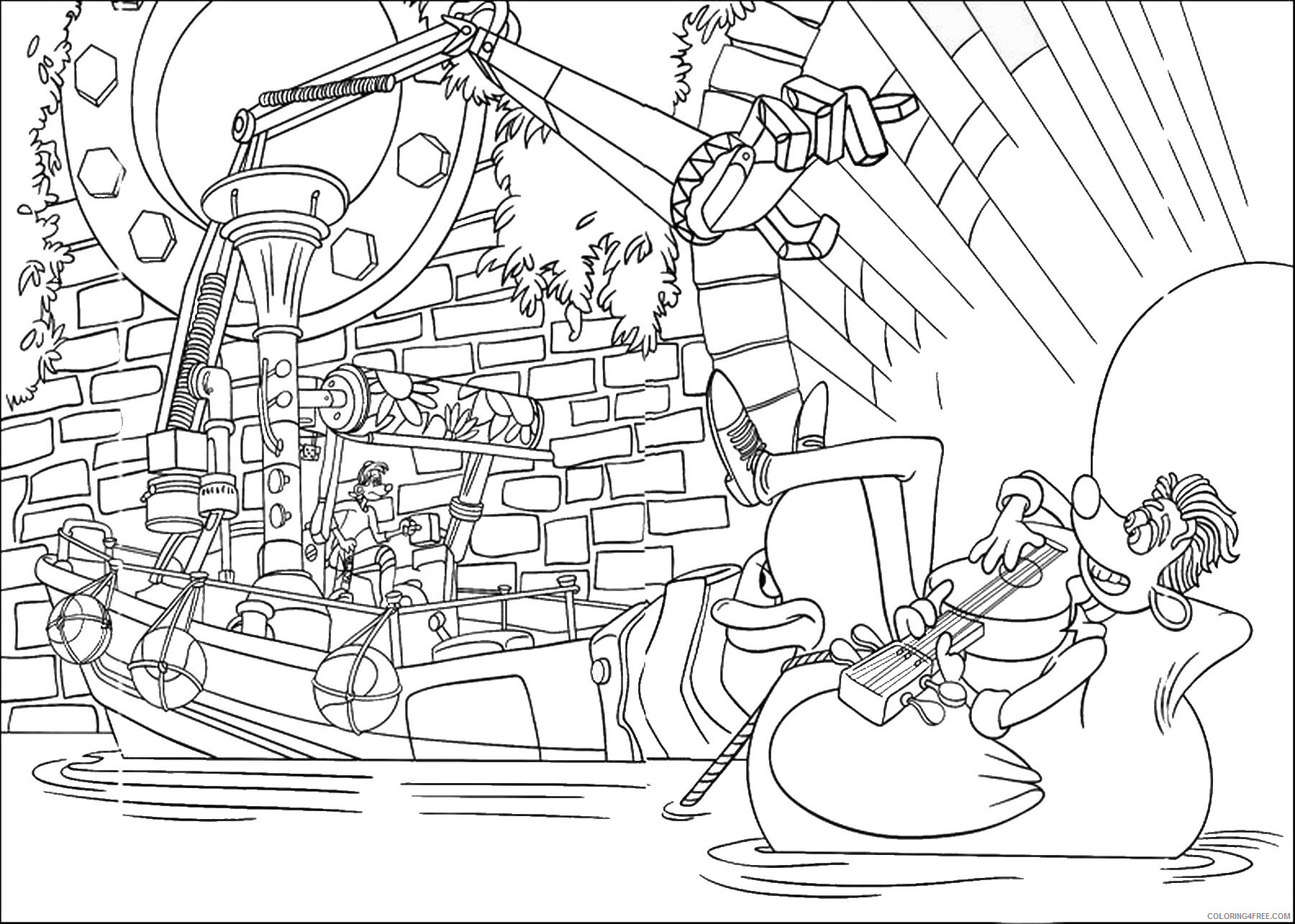 Flushed Away Coloring Pages TV Film flushed_cl_11 Printable 2020 02970 Coloring4free