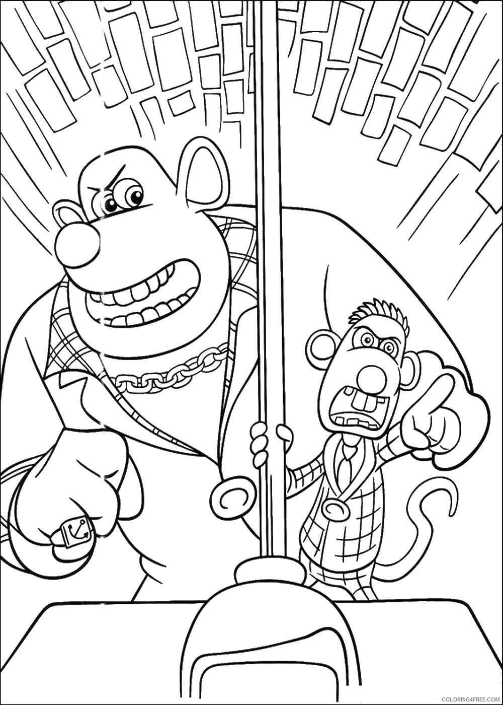 Flushed Away Coloring Pages TV Film flushed_cl_12 Printable 2020 02971 Coloring4free