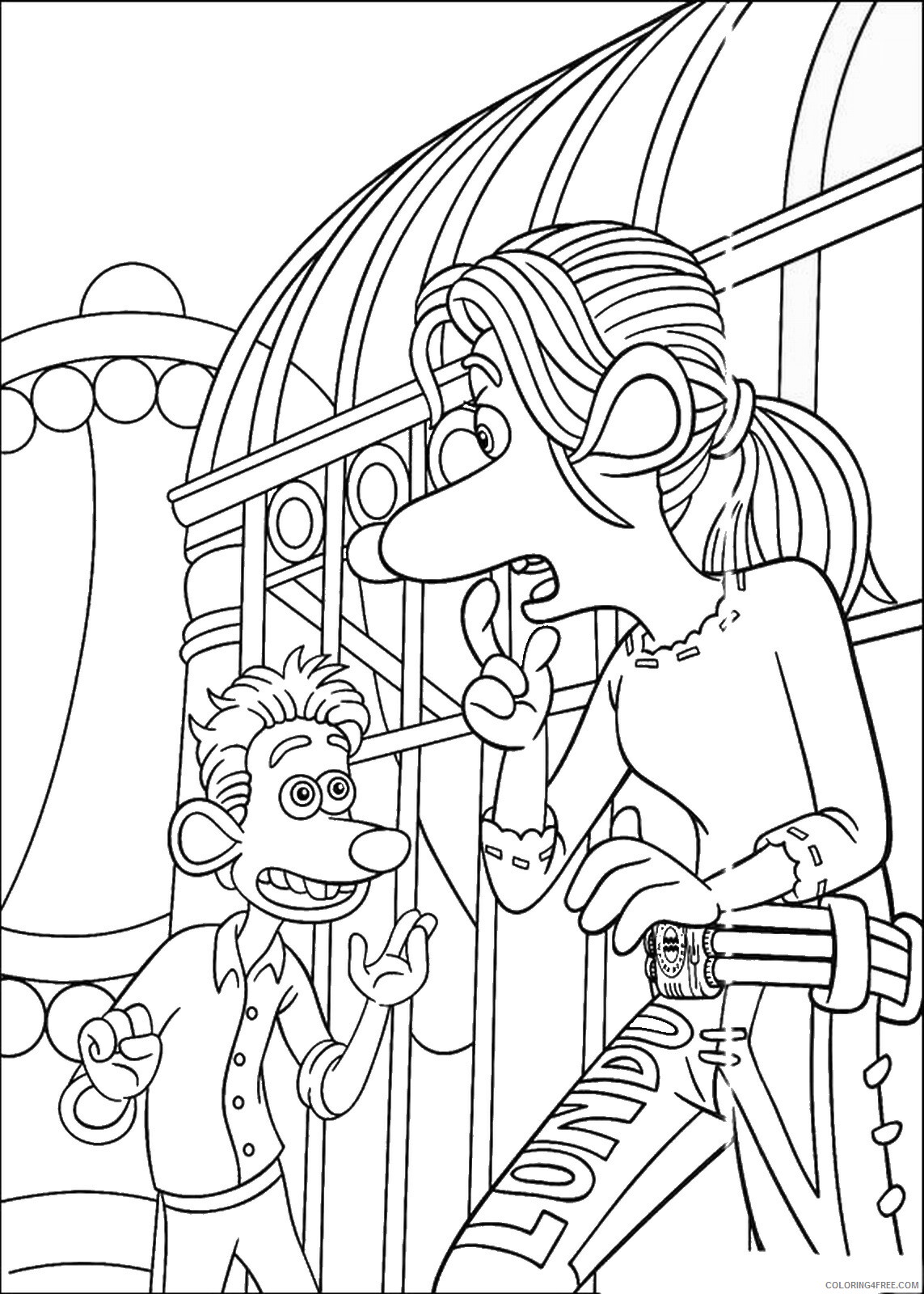 Flushed Away Coloring Pages TV Film flushed_cl_15 Printable 2020 02974 Coloring4free