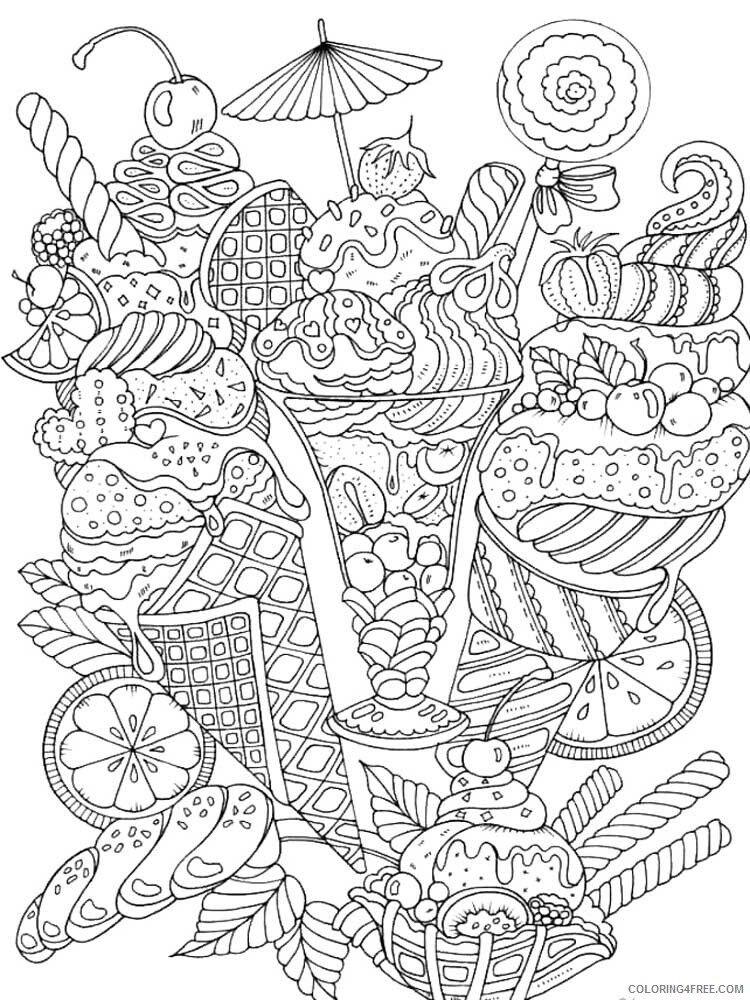 Food Zentangle Coloring Pages zentangle food 2 Printable 2020 760 Coloring4free