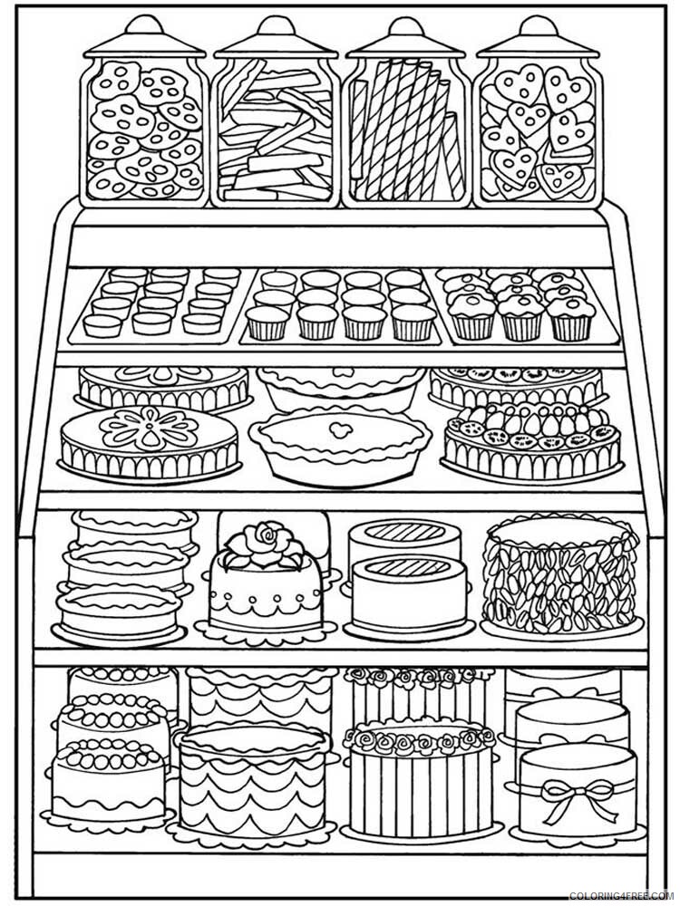 Food Zentangle Coloring Pages zentangle food 4 Printable 2020 762 Coloring4free
