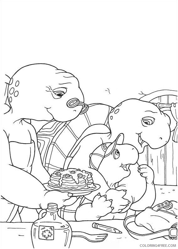Franklin and Friends Coloring Pages TV Film family of franklin 2020 03005 Coloring4free