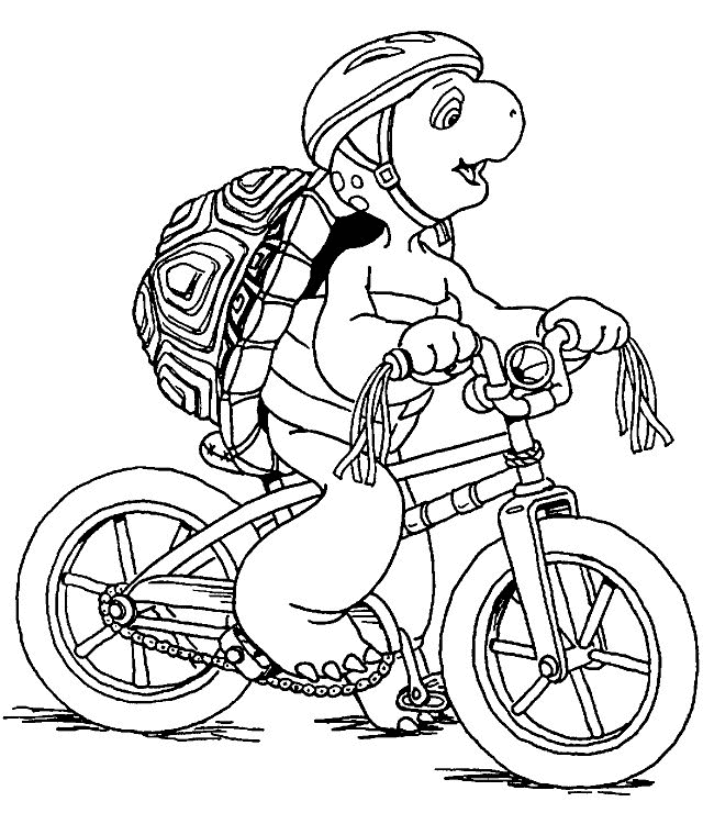 Franklin and Friends Coloring Pages TV Film franklin 11 Printable 2020 03047 Coloring4free
