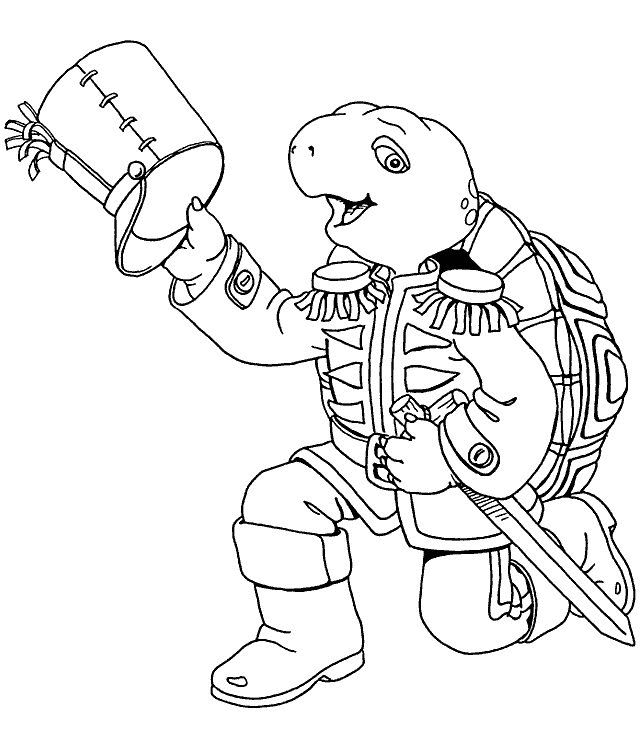 Franklin and Friends Coloring Pages TV Film franklin 13 Printable 2020 03049 Coloring4free