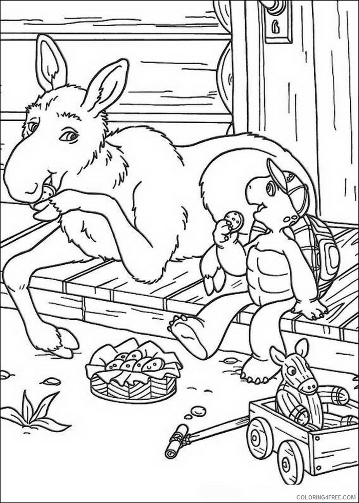 Franklin and Friends Coloring Pages TV Film franklin 17 Printable 2020 03053 Coloring4free