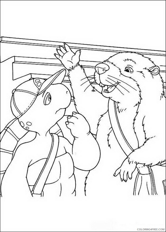 Franklin and Friends Coloring Pages TV Film franklin 19 Printable 2020 03055 Coloring4free