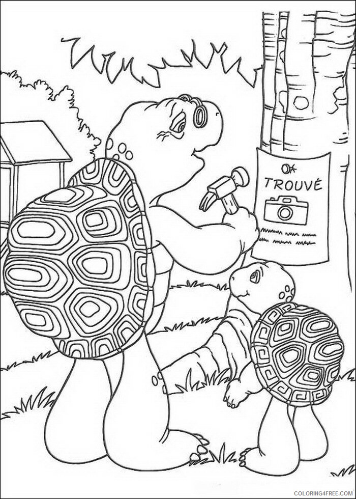 Franklin and Friends Coloring Pages TV Film franklin 20 Printable 2020 03056 Coloring4free