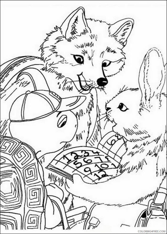 Franklin and Friends Coloring Pages TV Film franklin 23 Printable 2020 03059 Coloring4free