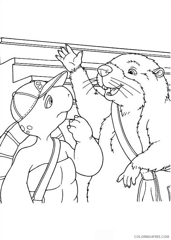 Franklin and Friends Coloring Pages TV Film franklin and beaver 2020 02999 Coloring4free