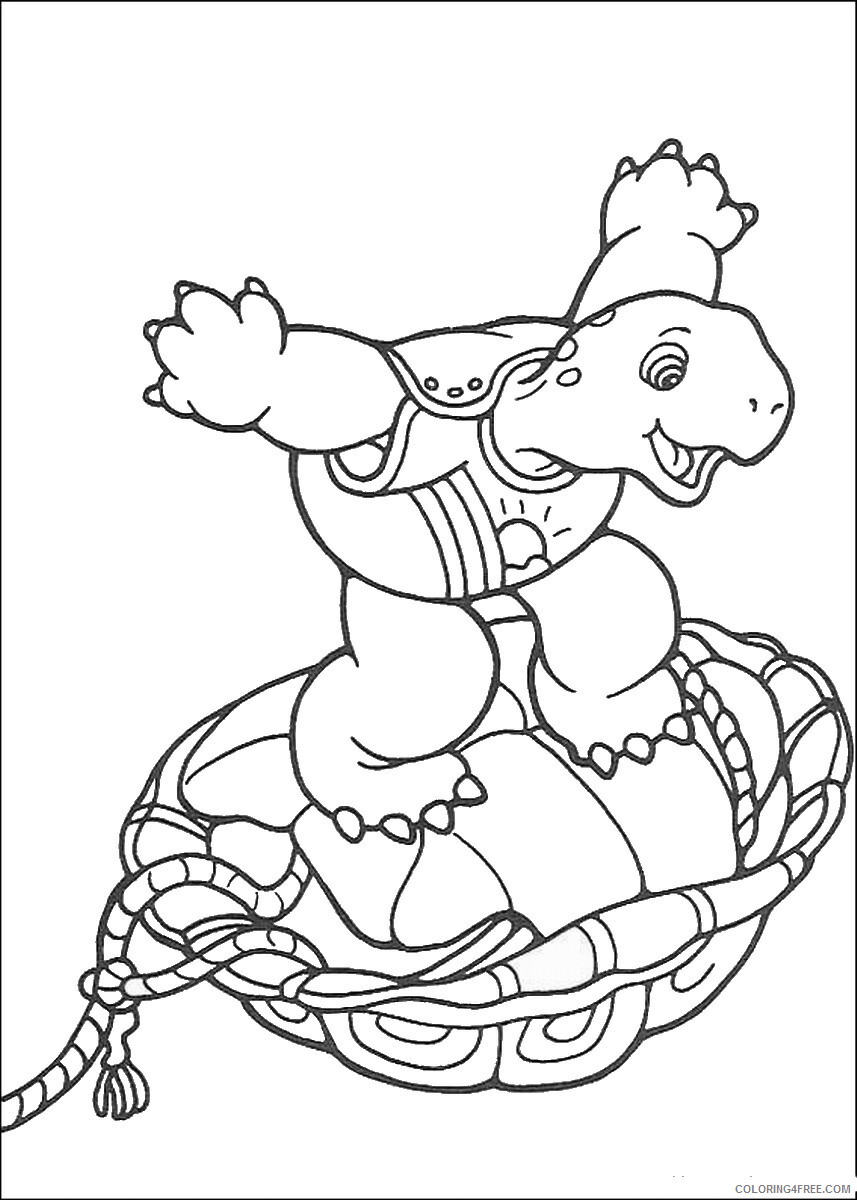 Franklin and Friends Coloring Pages TV Film franklin_cl_07 Printable 2020 03011 Coloring4free