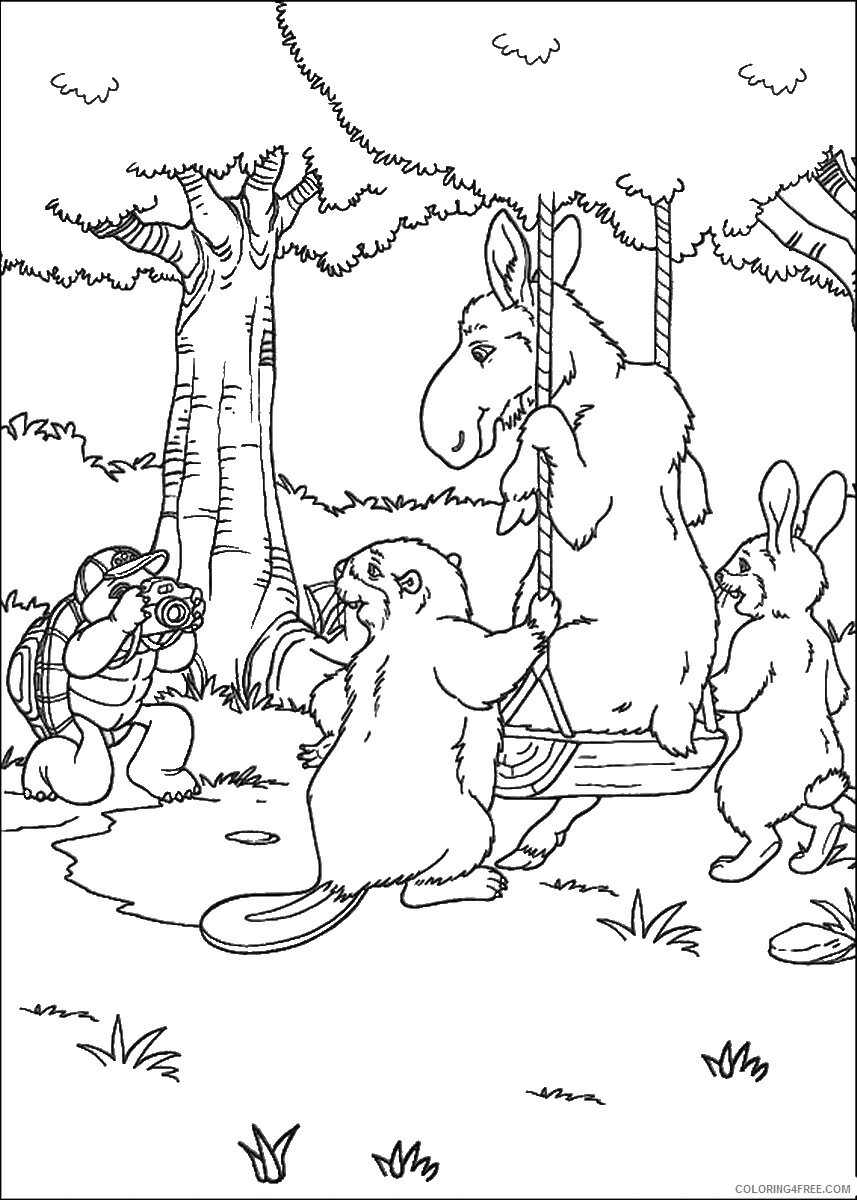 Franklin and Friends Coloring Pages TV Film franklin_cl_11 Printable 2020 03015 Coloring4free