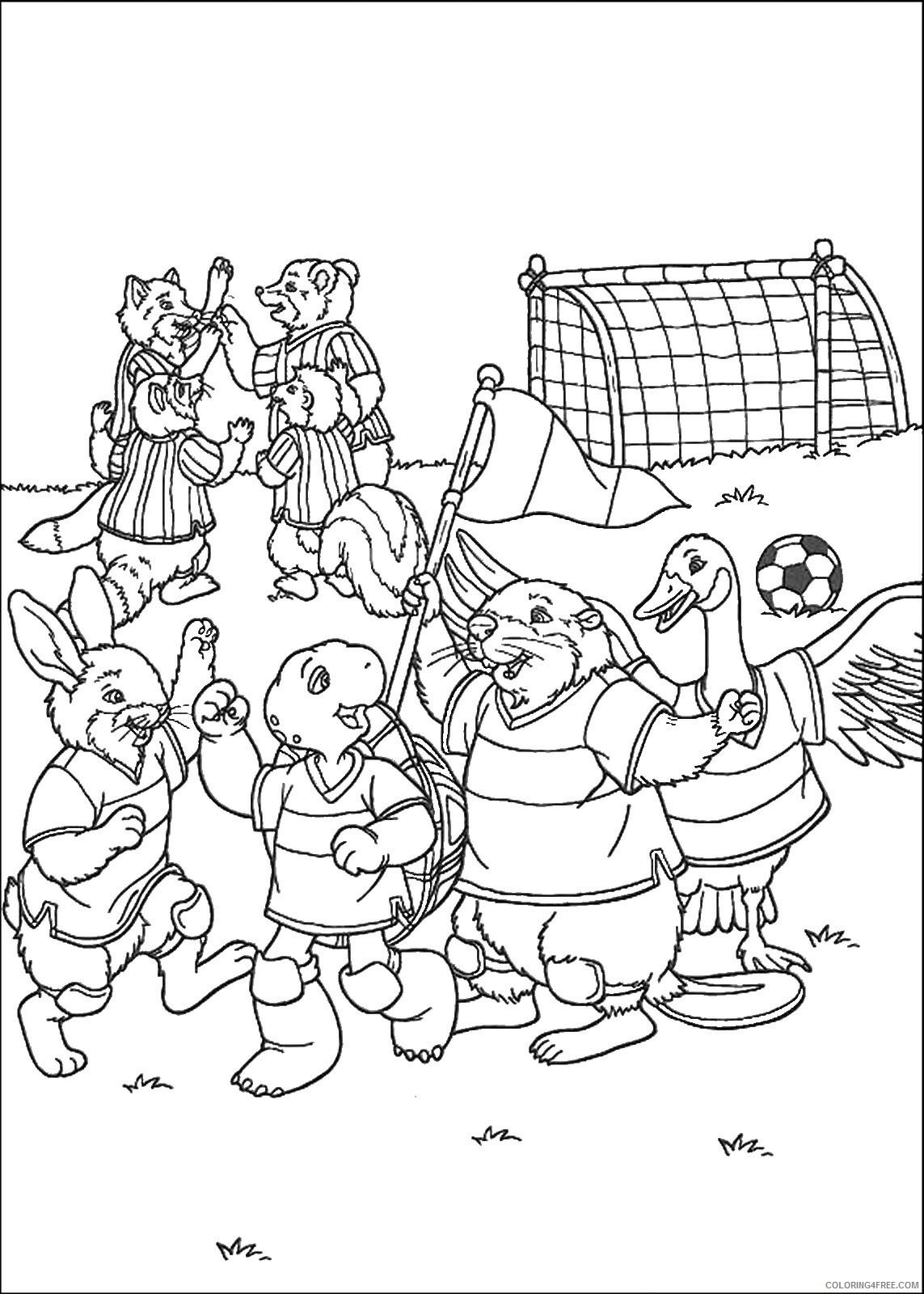 Franklin and Friends Coloring Pages TV Film franklin_cl_19 Printable 2020 03020 Coloring4free