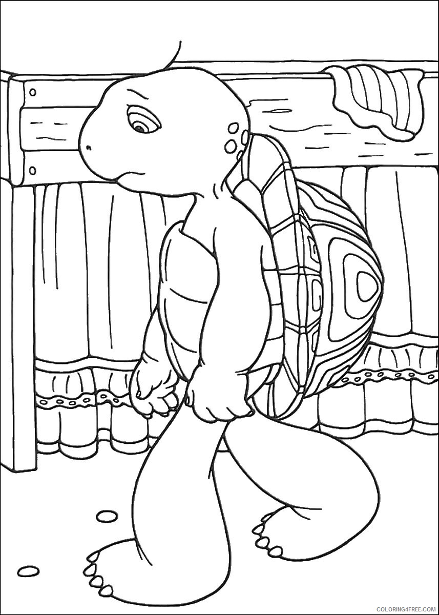 Franklin and Friends Coloring Pages TV Film franklin_cl_22 Printable 2020 03023 Coloring4free