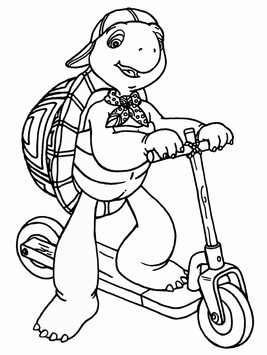 Franklin and Friends Coloring Pages TV Film franklin_cl_27 Printable 2020 03025 Coloring4free