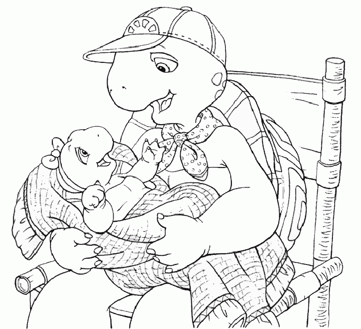 Franklin and Friends Coloring Pages TV Film franklin_cl_29 Printable 2020 03026 Coloring4free