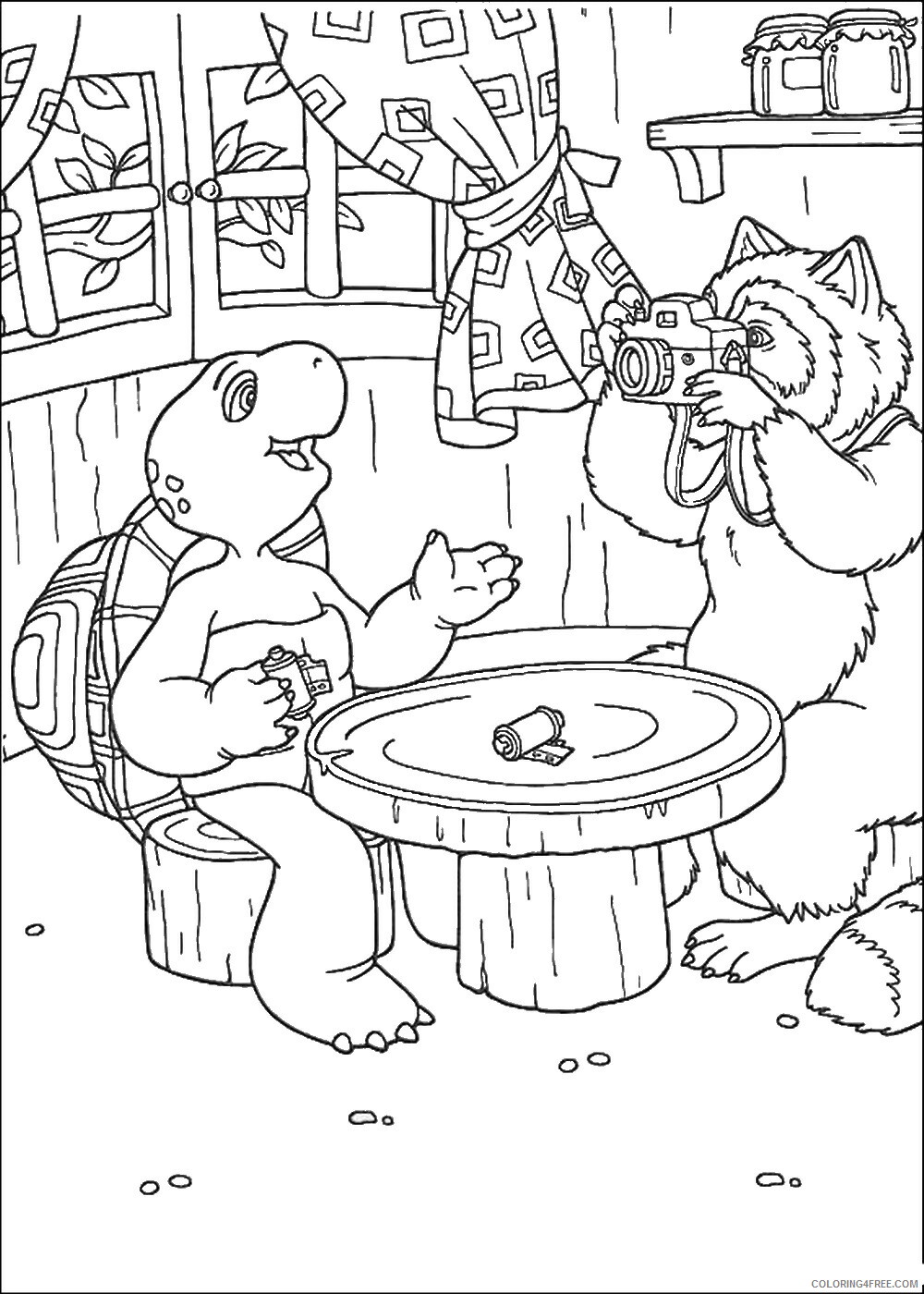 Franklin and Friends Coloring Pages TV Film franklin_cl_34 Printable 2020 03030 Coloring4free