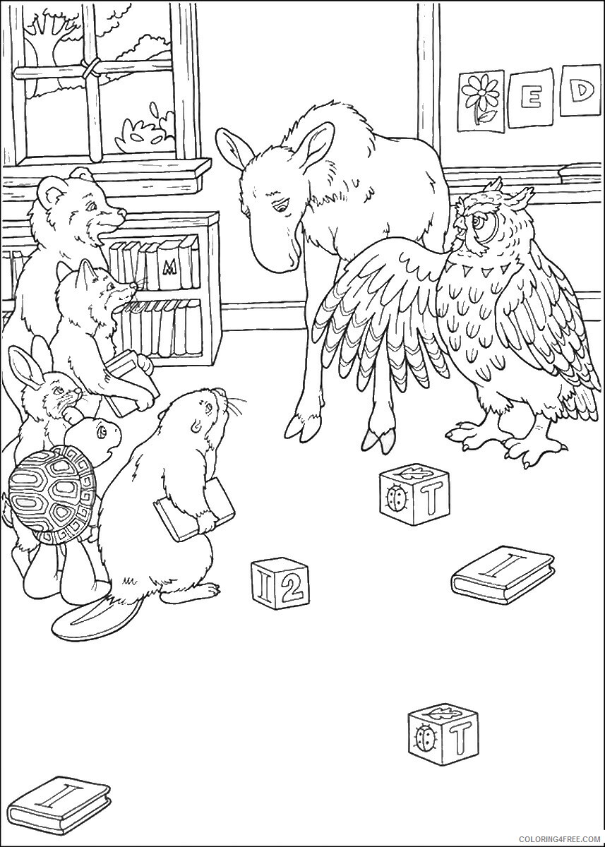 Franklin and Friends Coloring Pages TV Film franklin_cl_38 Printable 2020 03034 Coloring4free