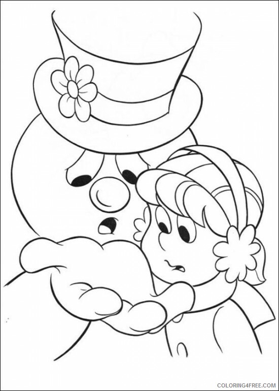 Frosty the Snowman Coloring Pages TV Film Free Printable 2020 03069 Coloring4free