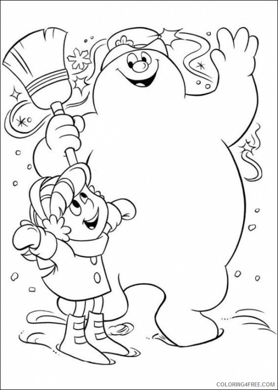 Frosty the Snowman Coloring Pages TV Film Frosty the Snowman Printable 2020 03078 Coloring4free
