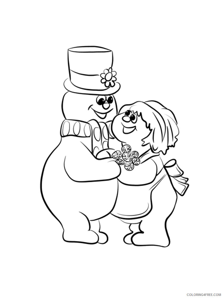 Frosty the Snowman Coloring Pages TV Film Frosty the Snowman Printable 2020 03089 Coloring4free