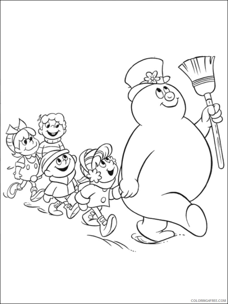 Frosty the Snowman Coloring Pages TV Film Frosty the Snowman Printable 2020 03094 Coloring4free