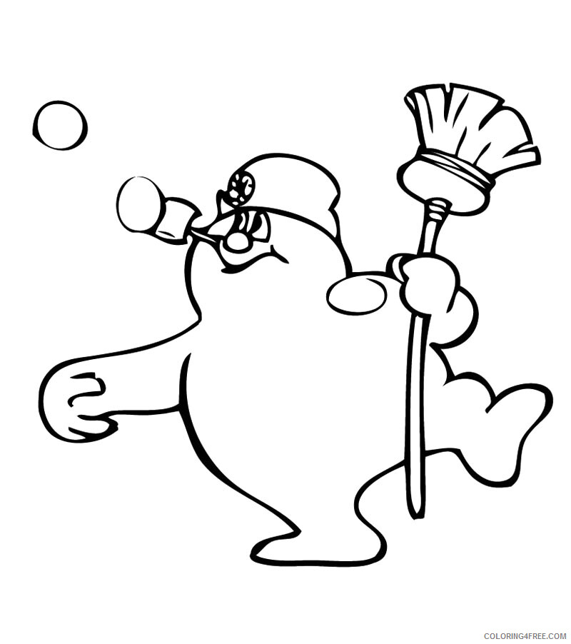 Frosty the Snowman Coloring Pages TV Film Frosty the Snowman Printable 2020 03104 Coloring4free