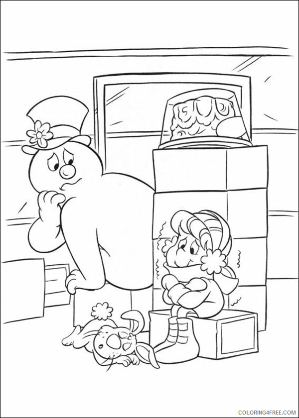 Frosty the Snowman Coloring Pages TV Film ice Printable 2020 03098 Coloring4free