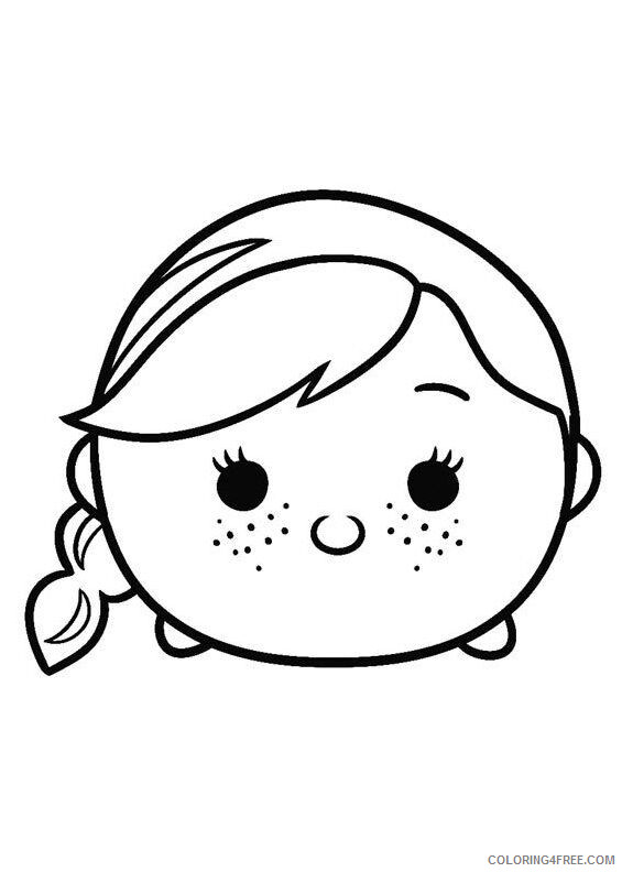 Frozen Coloring Pages TV Film Frozen Anna Tsum Tsum Printable 2020 03142 Coloring4free