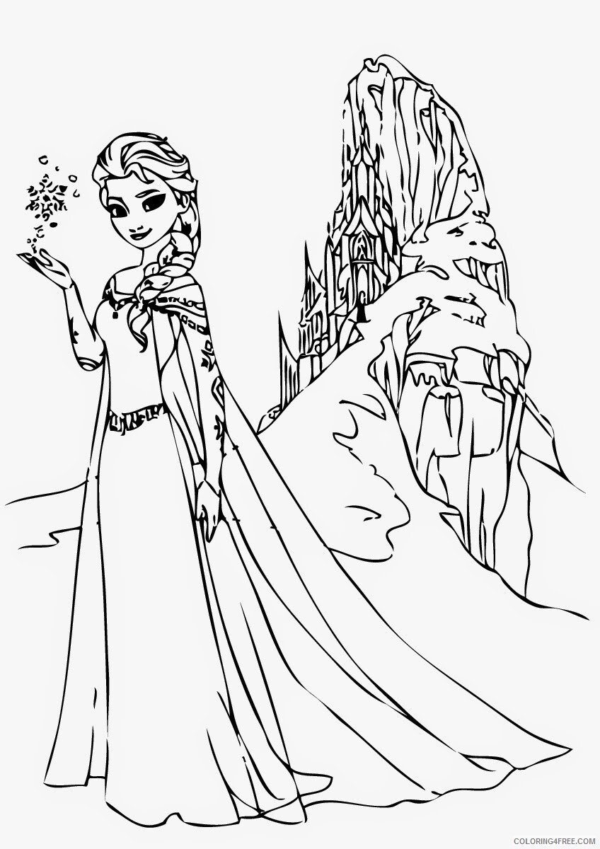 Frozen Coloring Pages TV Film Frozen Elsa Printable 2020 03163 Coloring4free