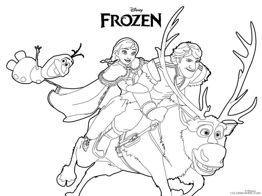 Frozen Coloring Pages TV Film The Frozen 1 Printable 2020 03184 Coloring4free