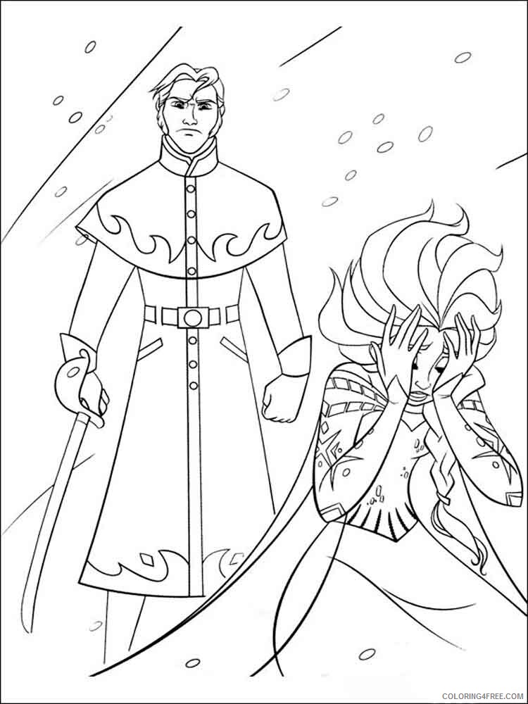 Frozen Coloring Pages TV Film The Frozen 14 Printable 2020 03189 Coloring4free