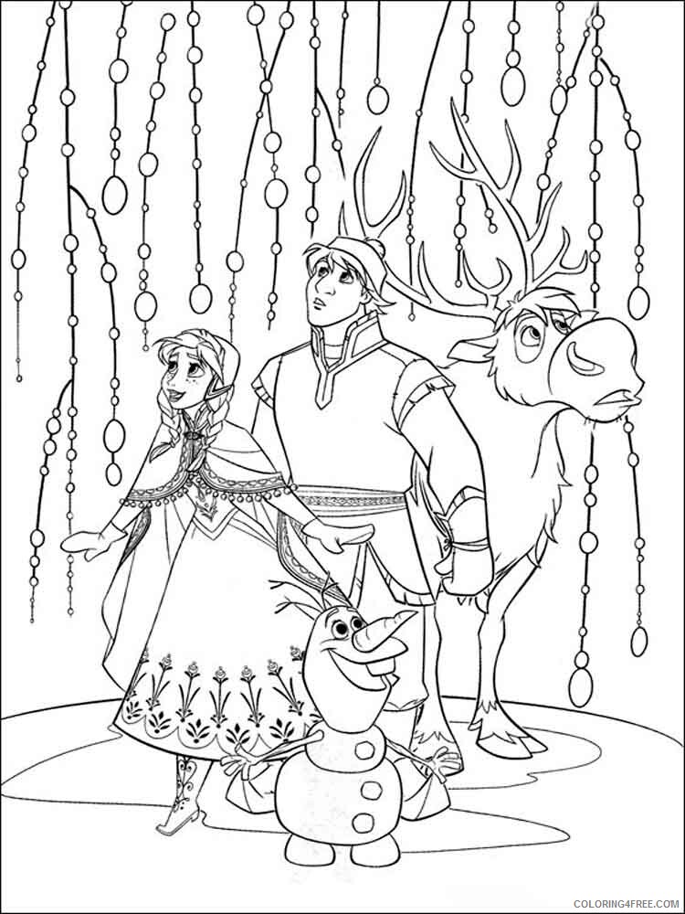 Frozen Coloring Pages TV Film The Frozen 6 Printable 2020 03206 Coloring4free