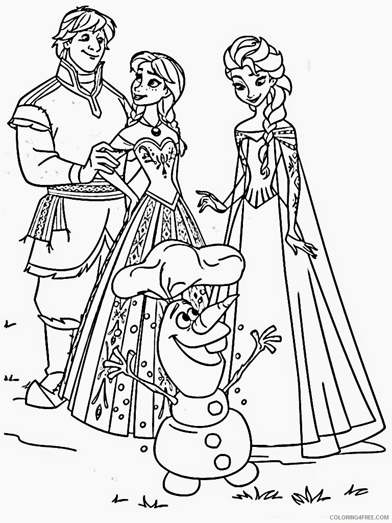 Frozen Coloring Pages TV Film free frozen Printable 2020 03114 Coloring4free