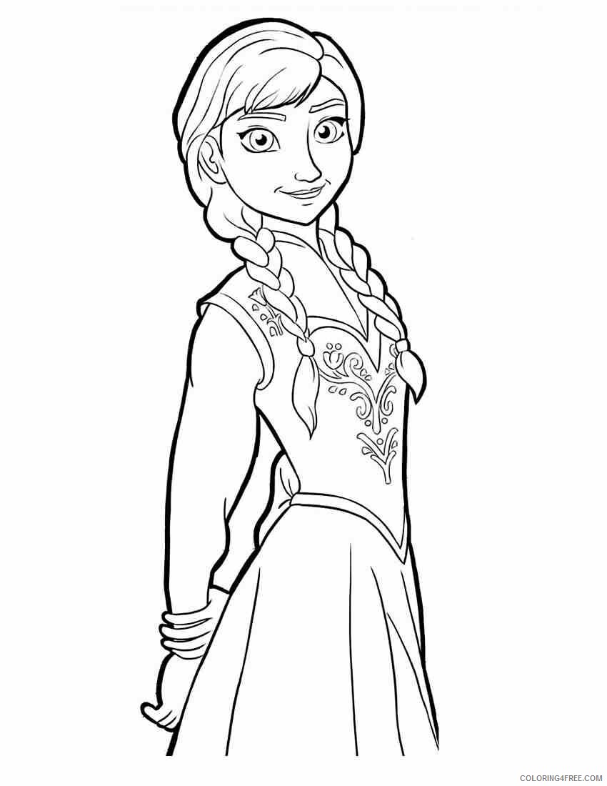 Frozen Coloring Pages TV Film frozen anna Printable 2020 03140 Coloring4free