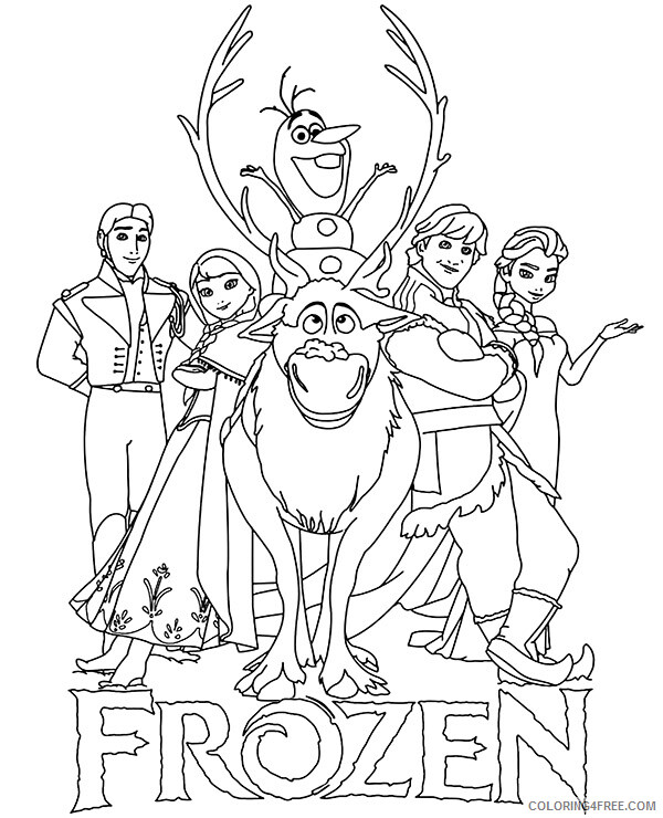Frozen Coloring Pages TV Film frozen characters Printable 2020 03143 Coloring4free