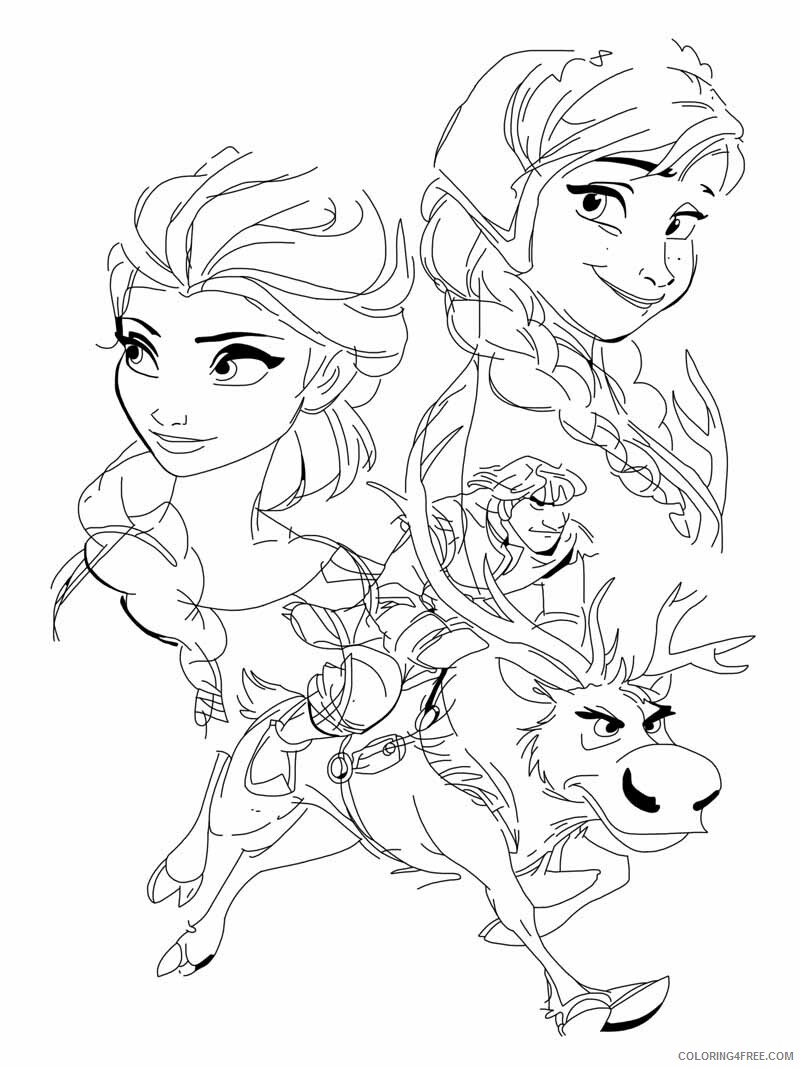 Frozen Coloring Pages TV Film frozen free Printable 2020 03168 Coloring4free