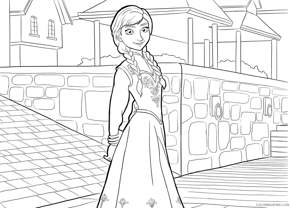 Frozen Coloring Pages TV Film frozen pictures Printable 2020 03154 Coloring4free