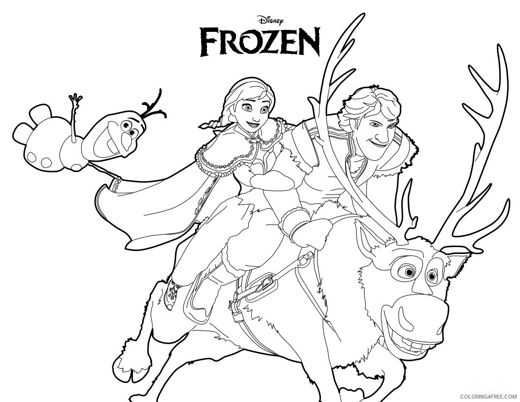 Frozen Coloring Pages TV Film frozen sheets Printable 2020 03160 Coloring4free