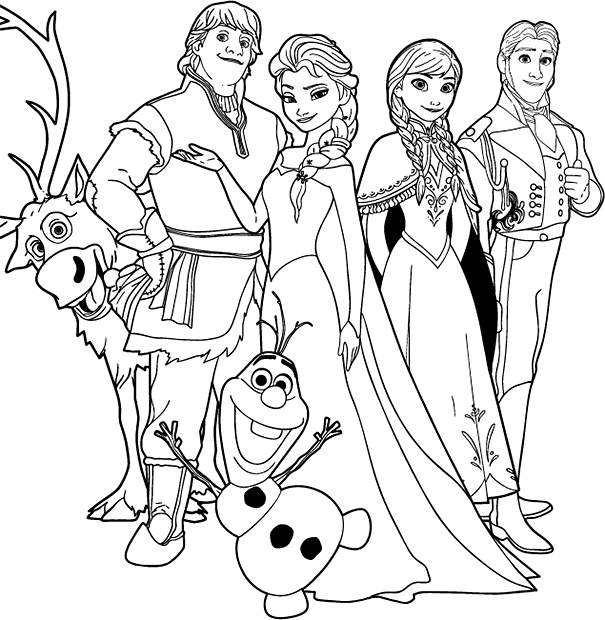 Frozen Coloring Pages TV Film frozen to print Printable 2020 03157 Coloring4free