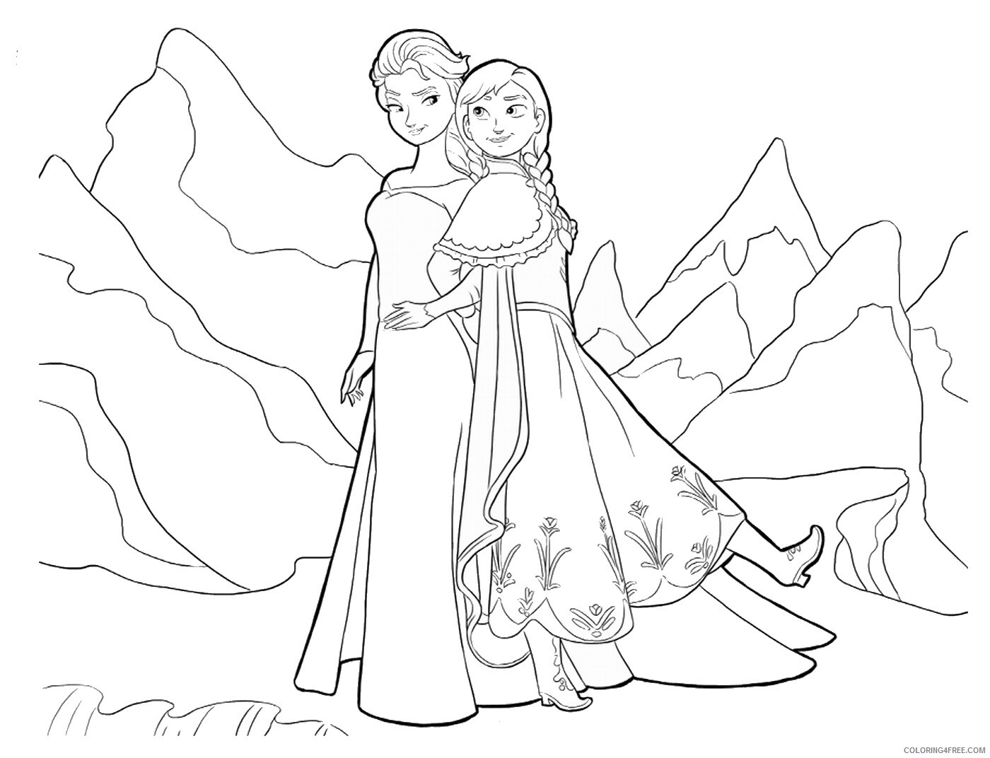 Frozen Coloring Pages TV Film frozen_coloring_13 Printable 2020 03130 Coloring4free