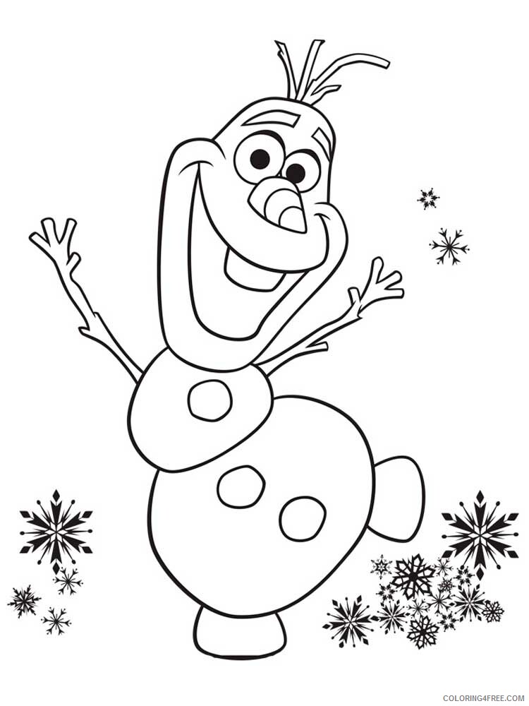 Frozen Olaf Coloring Pages TV Film Frozens Olaf 1 Printable 2020 03210 Coloring4free
