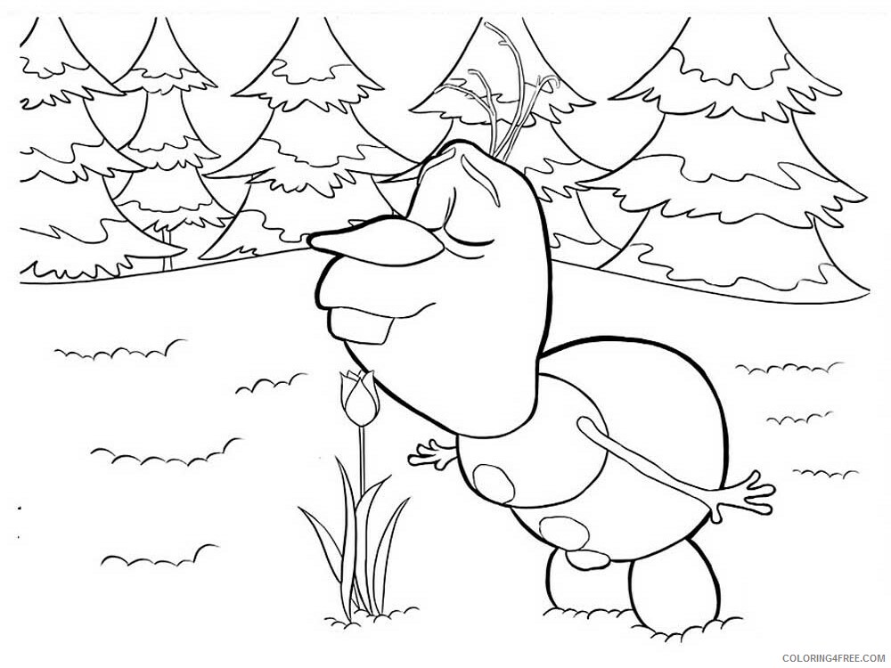 Frozen Olaf Coloring Pages TV Film Frozens Olaf 10 Printable 2020 03211 Coloring4free
