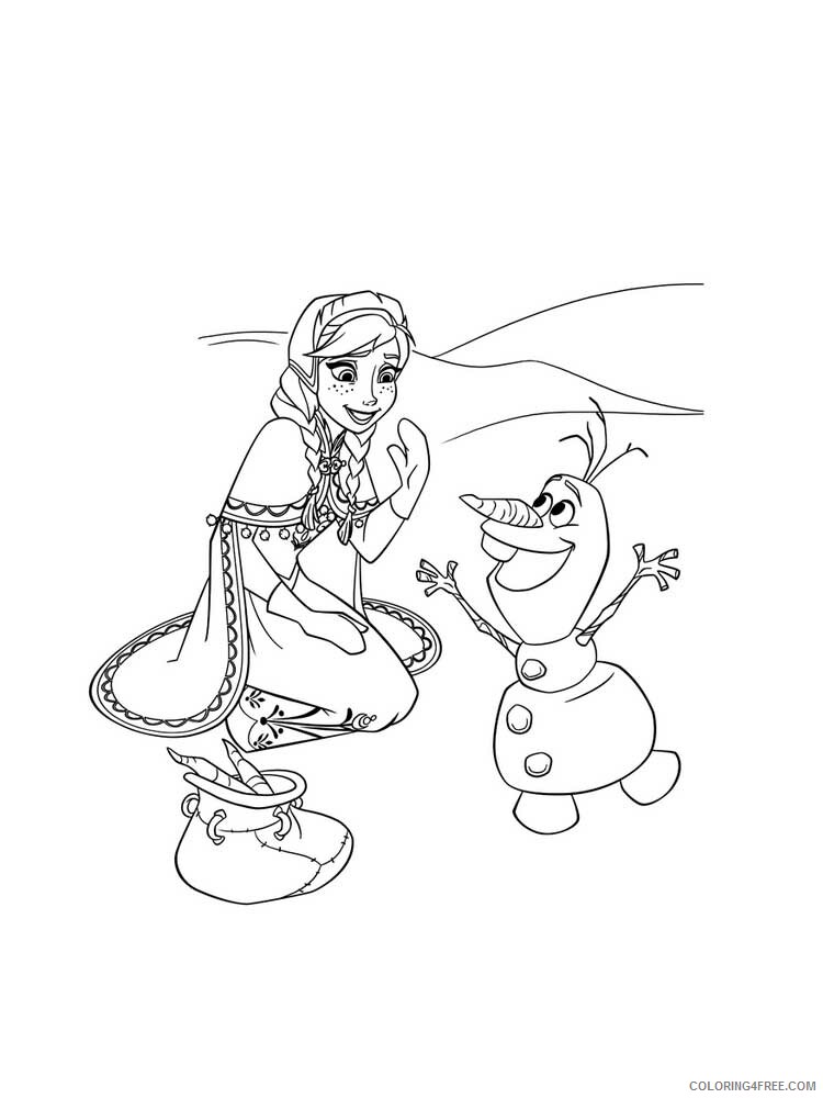 Frozen Olaf Coloring Pages TV Film Frozens Olaf 12 Printable 2020 03213 Coloring4free