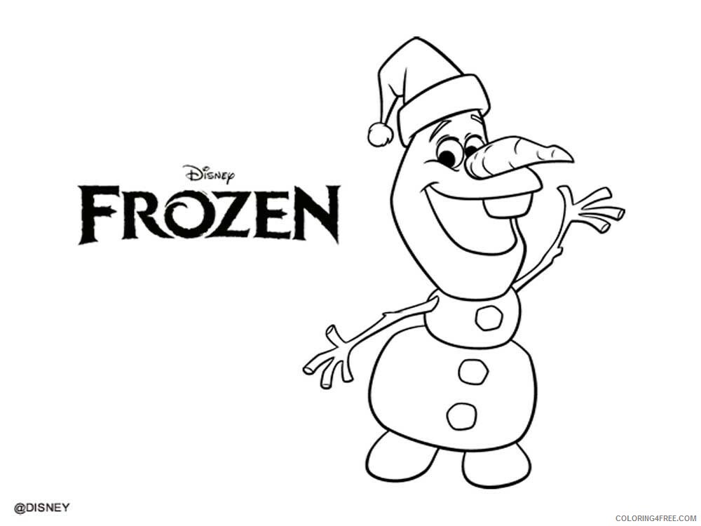Frozen Olaf Coloring Pages TV Film Frozens Olaf 3 Printable 2020 03217 Coloring4free