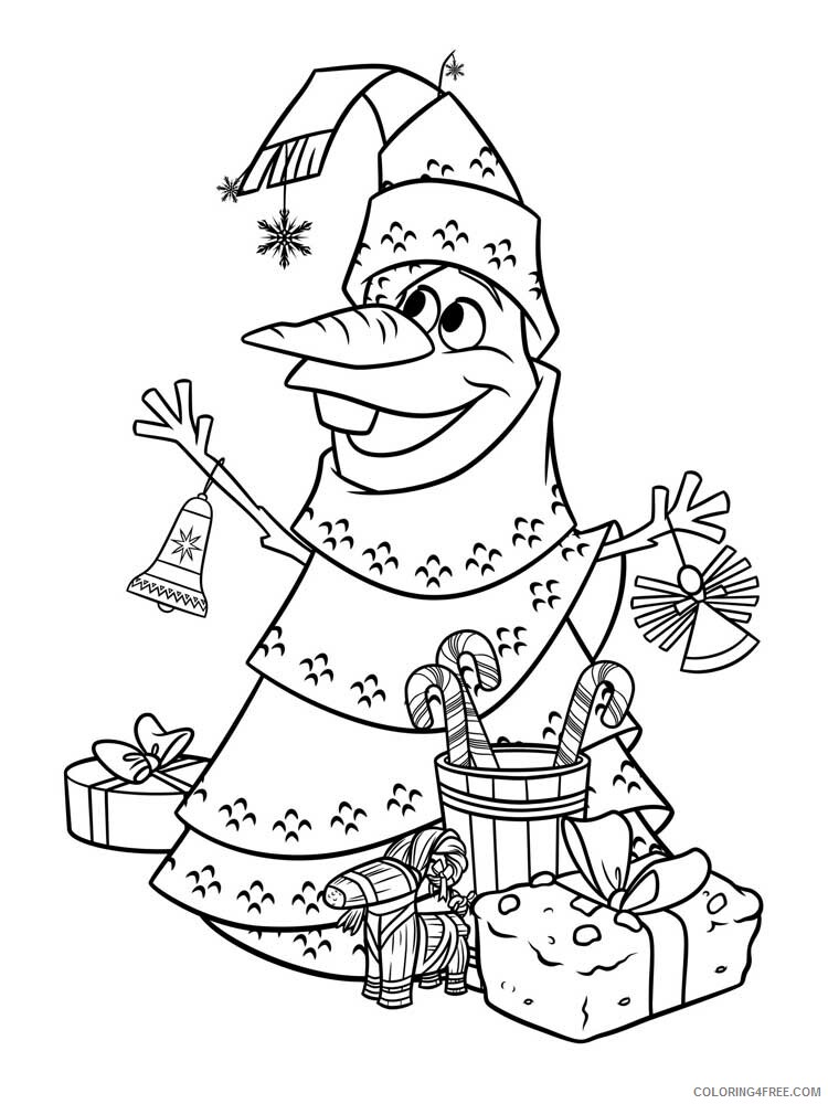 Frozen Olaf Coloring Pages TV Film Frozens Olaf 4 Printable 2020 03218 Coloring4free