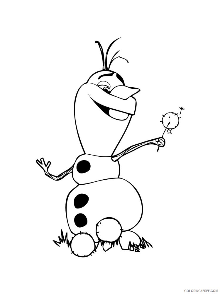 Frozen Olaf Coloring Pages TV Film olaf 11 Printable 2020 03225 Coloring4free