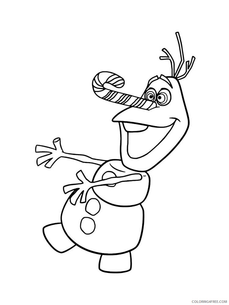 Frozen Olaf Coloring Pages TV Film olaf 14 Printable 2020 03227 Coloring4free