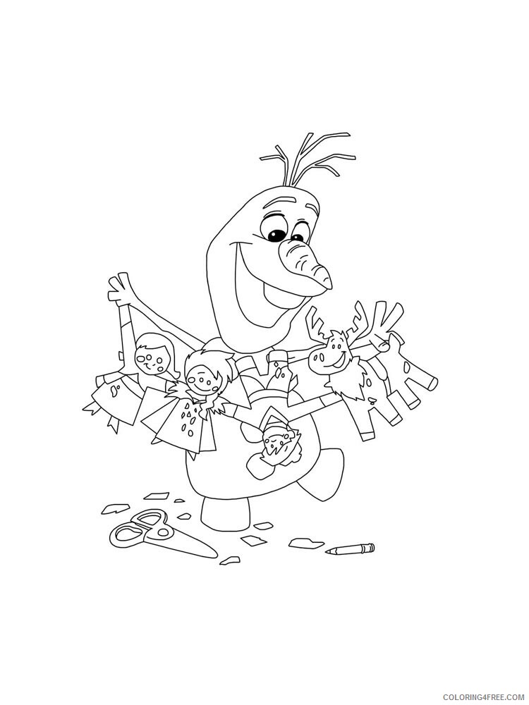 Frozen Olaf Coloring Pages TV Film olaf 15 Printable 2020 03228 Coloring4free