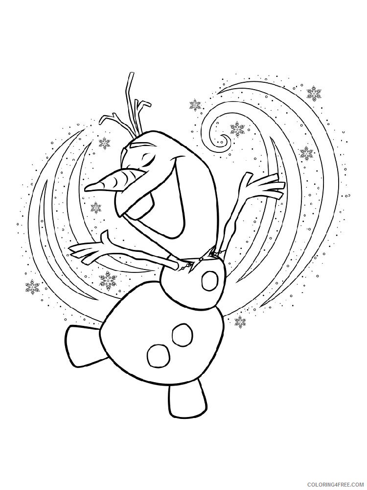 Frozen Olaf Coloring Pages TV Film olaf 19 Printable 2020 03232 Coloring4free
