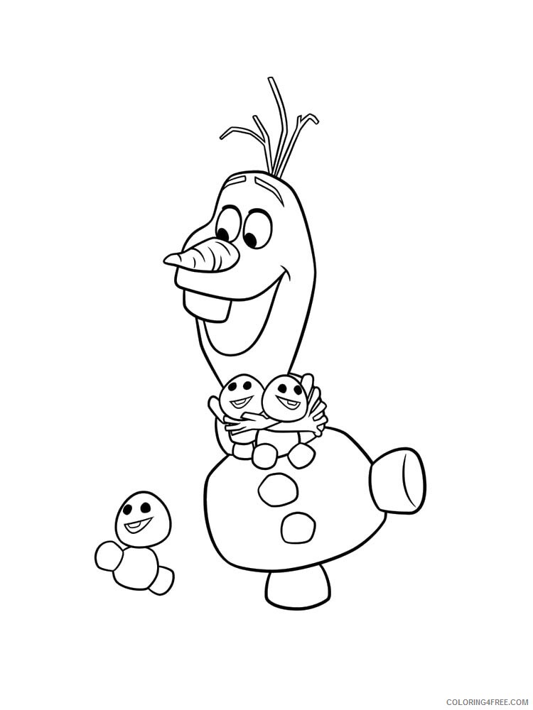Frozen Olaf Coloring Pages TV Film olaf 21 Printable 2020 03234 Coloring4free